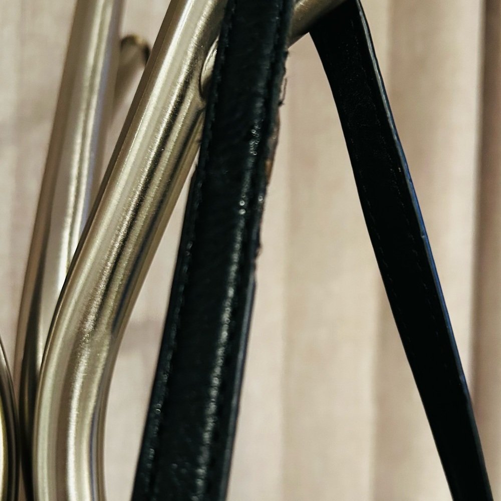 Michael Kors Black Tote Bag with MK logo throughout bag. - Picture 12 of 16